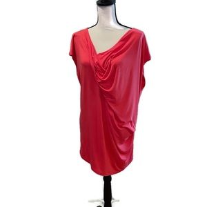 Pure DKNY Draped Coral Top - Worn once! | Size L